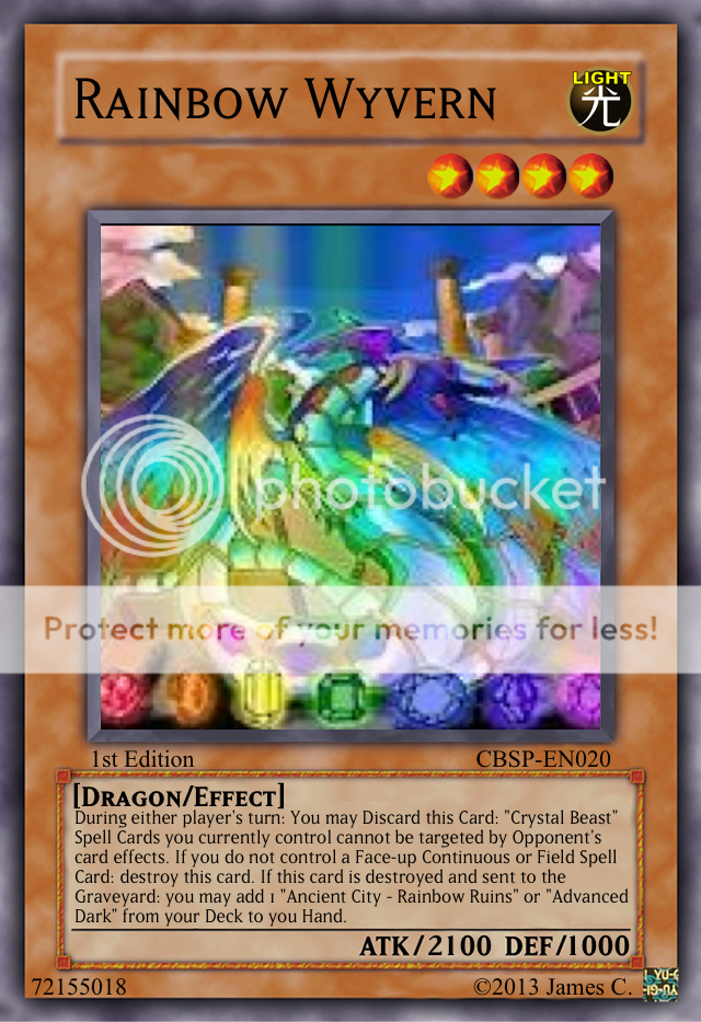 Rainbow Wyvern (Recreated) Crystal Beast Protection! Realistic